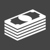 Currency Dark Square icon