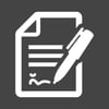 eSignature Dark Square icon