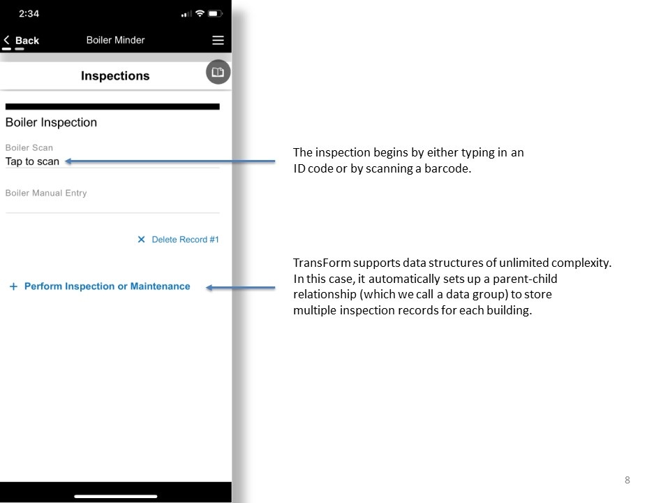 Inspections app